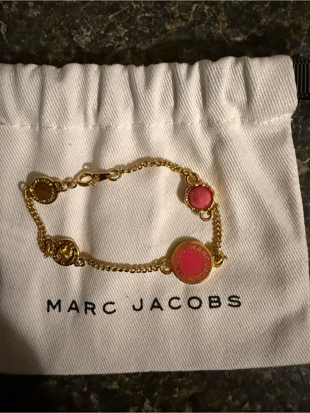 Marc Jacobs Gold Chain Bracelet